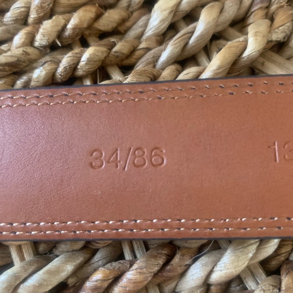NWOT men’s leather belt. Size 34 - Picture 5 of 5